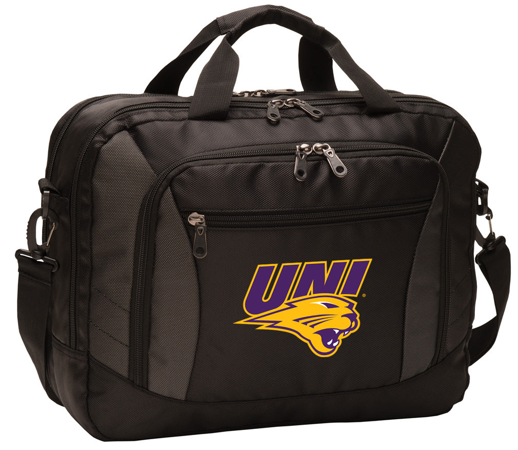 Official Uni Laptop Bag Deluxe Northern Iowa Computer Bags White