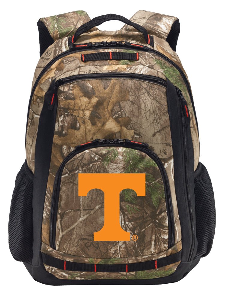 Broad Bay Realtree Camo Tennessee Backpack University Tennessee Camo Backpack with Laptop Computer Section Adult Unisex Green