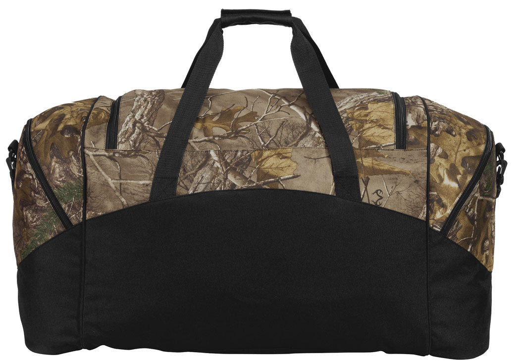 University of Nebraska Logo Duffel Bag Camo Large Huskers Suitcase Travel Bag or Sports Gear Bag