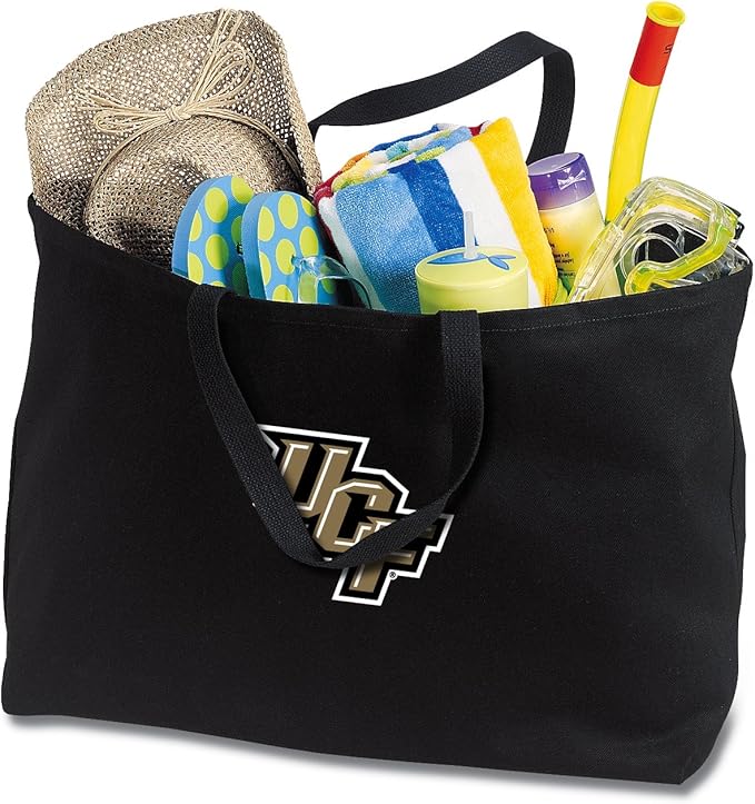 UCF Large Tote Bag Central Florida Jumbo Tote for Beach Pool or Travel