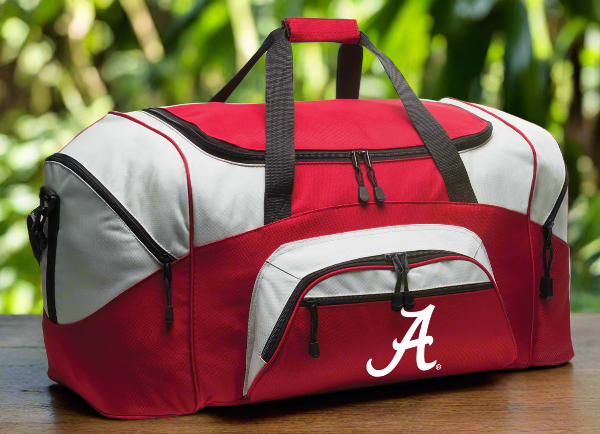 University of Alabama Large Duffel Bag Alabama Suitcase Luggage Bag