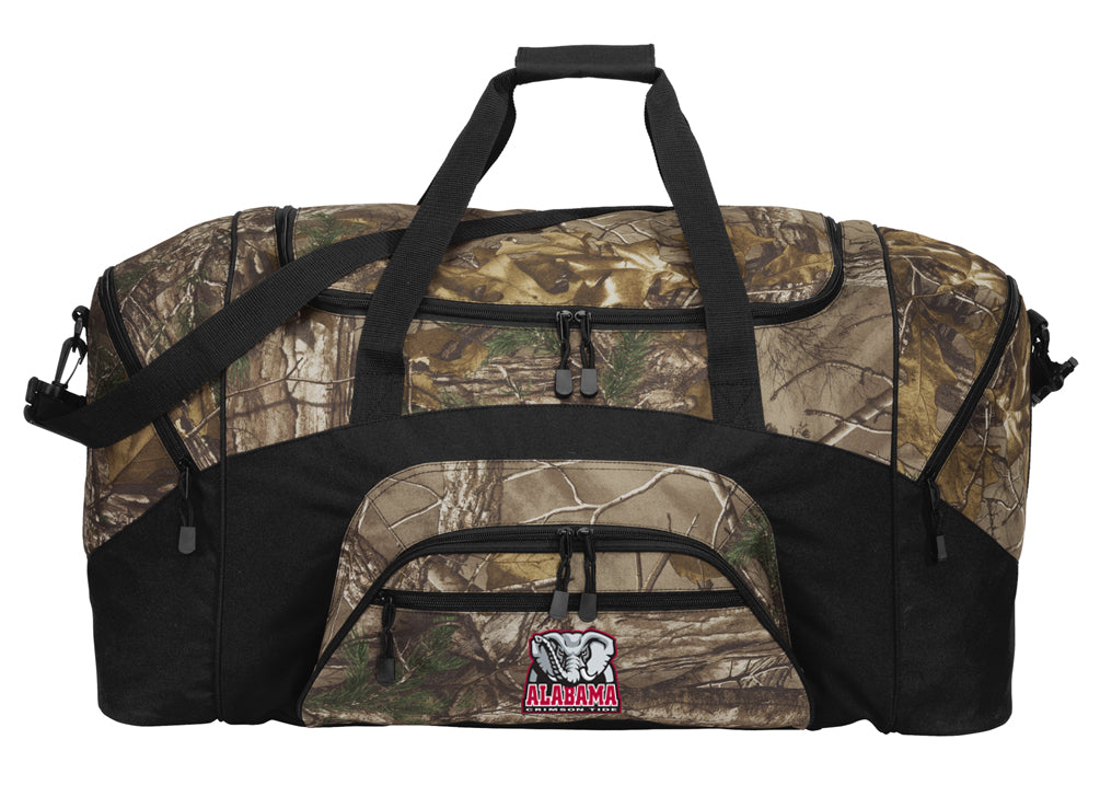 Alabama Camo Large Duffel Bag University of Alabama Suitcase Travel Bag or Sports Gear Bag