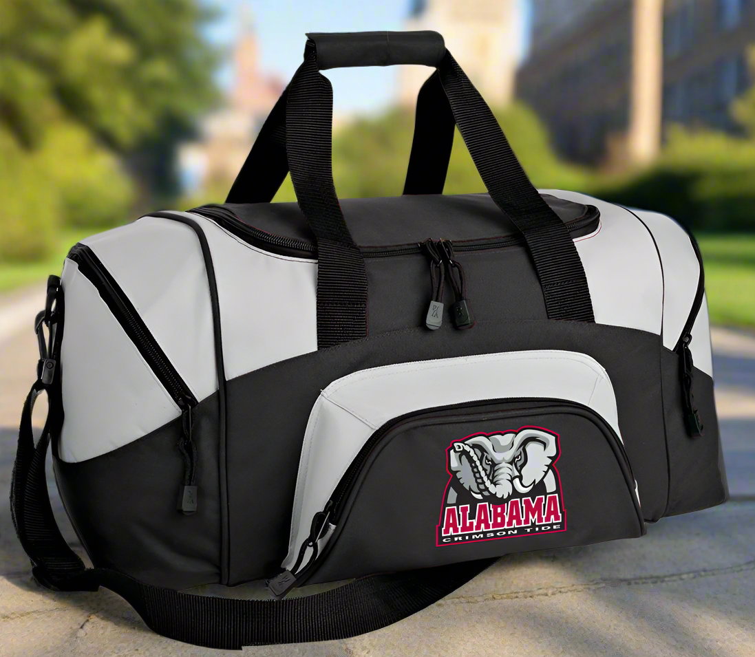 Alabama Small Duffel Bag University of Alabama Carryon Suitcase or Gym Bag