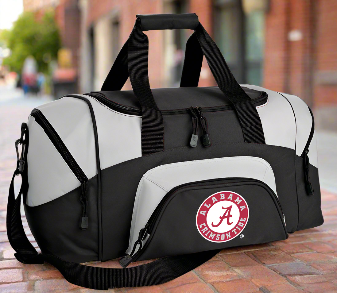 Alabama Logo Small Duffel Bag Alabama Carryon Suitcase or Gym Bag