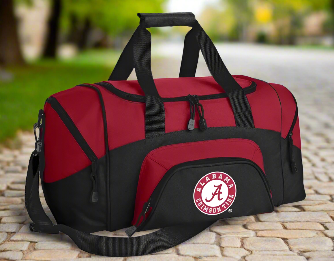 Alabama Logo Small Duffel Bag Alabama Carryon Suitcase or Gym Bag