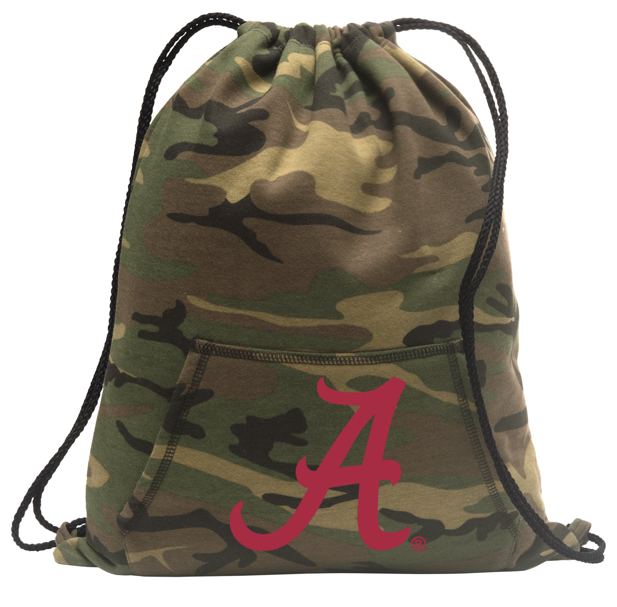 University of Alabama Camo Drawstring Backpack Alabama Hoody Style Cinch Pack Bag