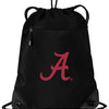 University of Alabama Drawstring Backpack Alabama Cinch Pack - Mesh & Microfiber