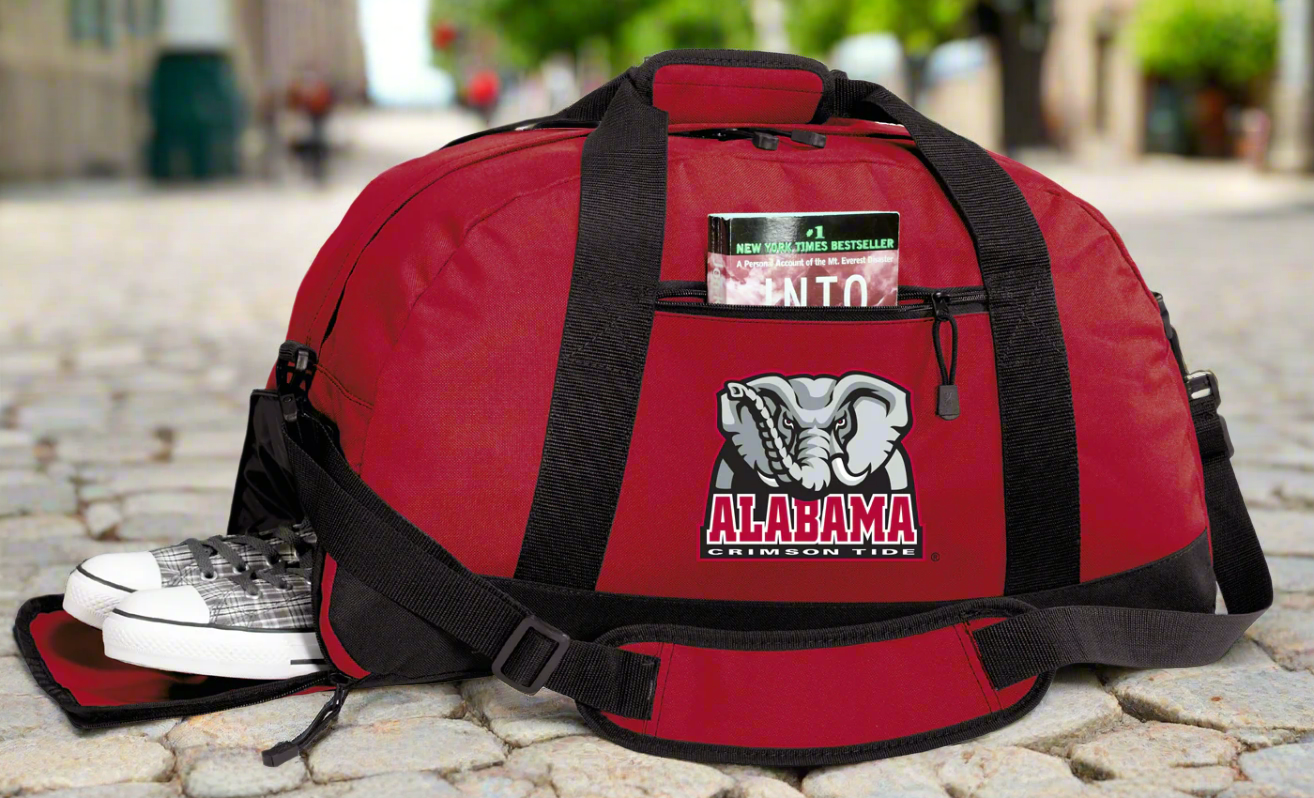 University of Alabama Gym Bag, Weekender, Overnight Bag