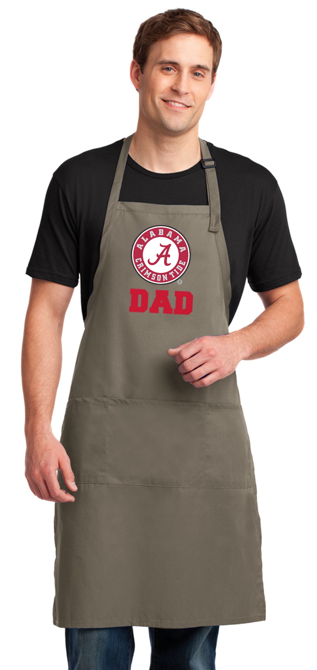 Alabama Logo Large Apron Alabama Apron - Adjustable with Pockets