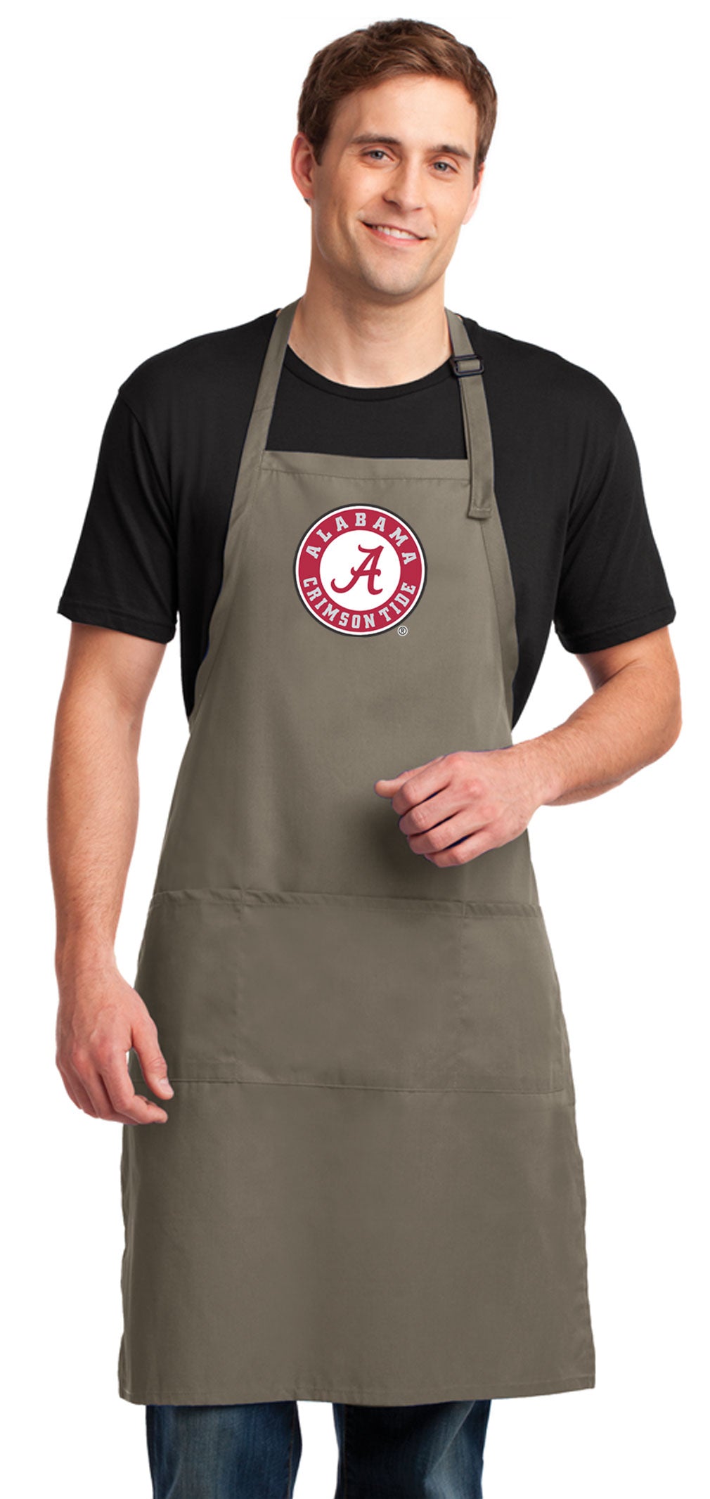 Alabama Logo Large Apron Alabama Apron - Adjustable with Pockets