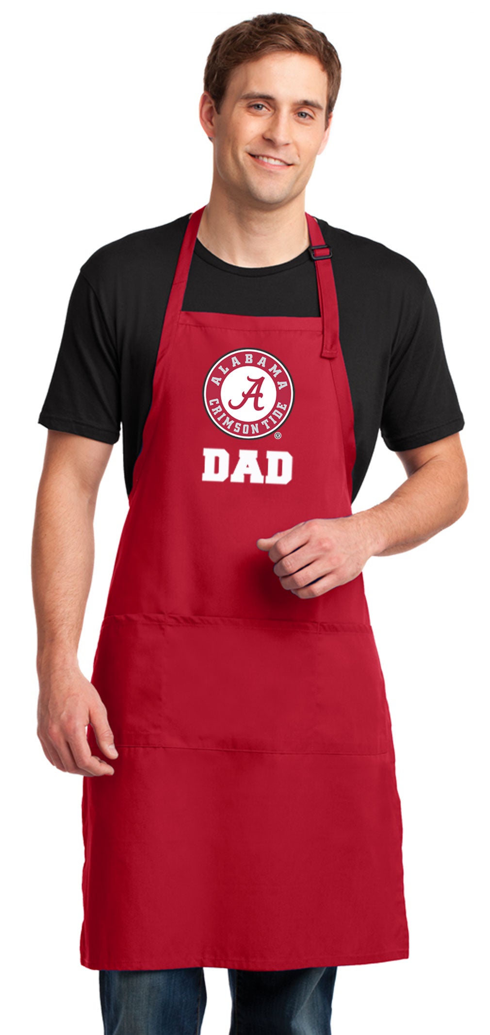 Alabama Logo Large Apron Alabama Apron - Adjustable with Pockets