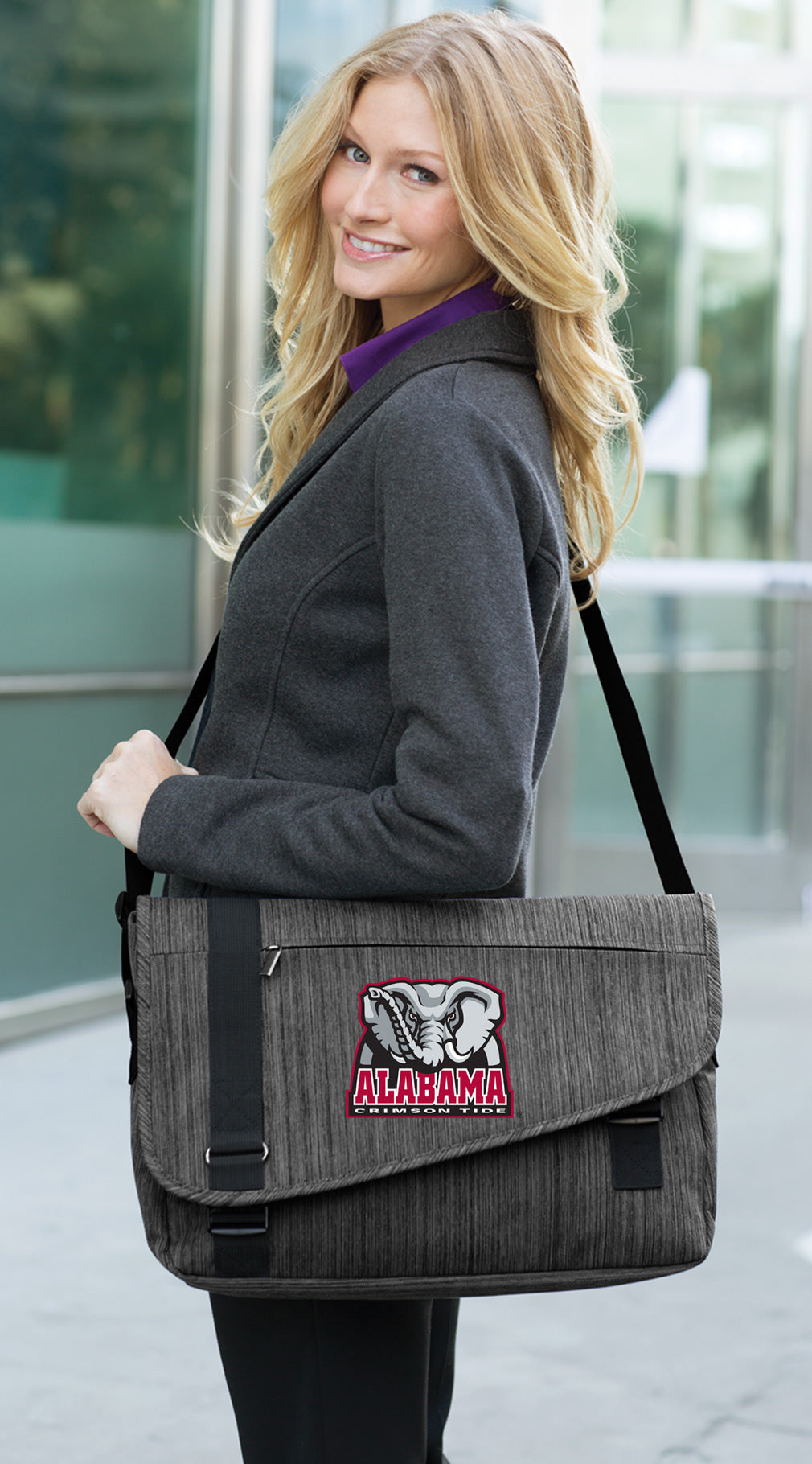 Alabama Laptop Computer Messenger Bag University of Alabama Travel or Laptop Bag