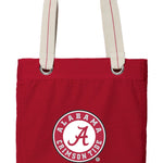 Alabama Logo Tote Bag Alabama Deluxe Canvas Shoulder Bag