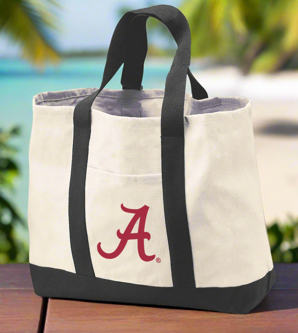 University of Alabama Canvas Tote Bag Alabama Classic Tote