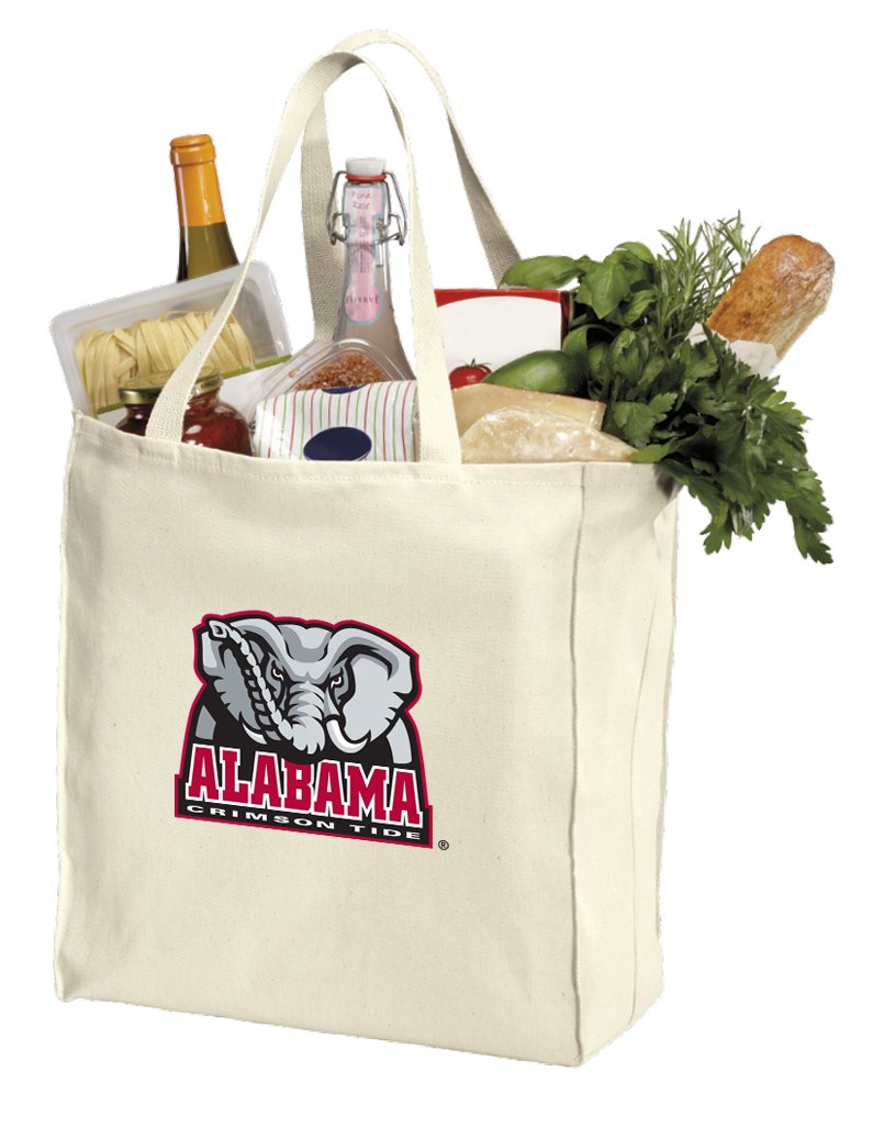 Alabama Grocery Shopping Bag University of Alabama Reusable Cotton Bag