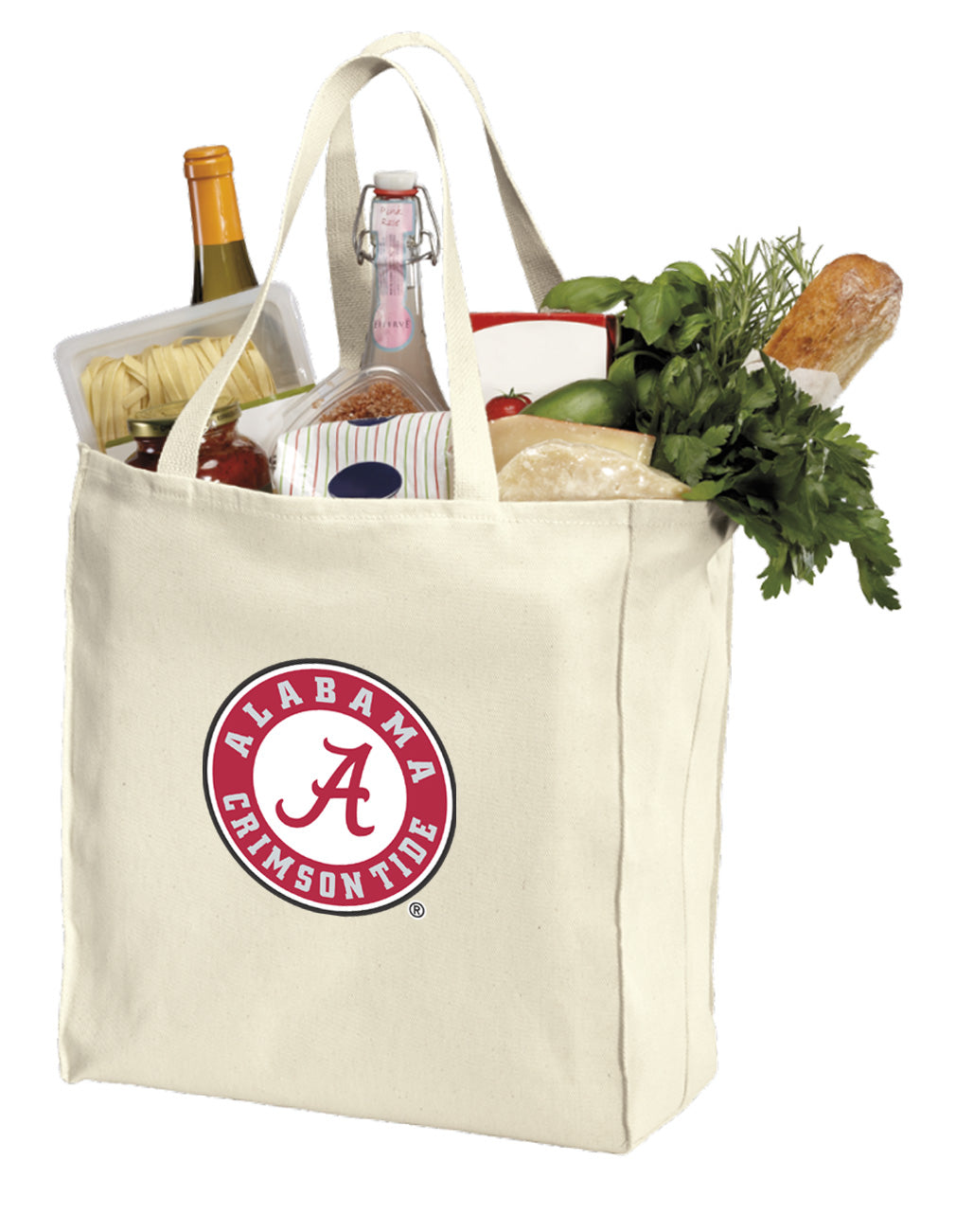 Alabama Logo Grocery Shopping Bag Alabama Reusable Cotton Bag