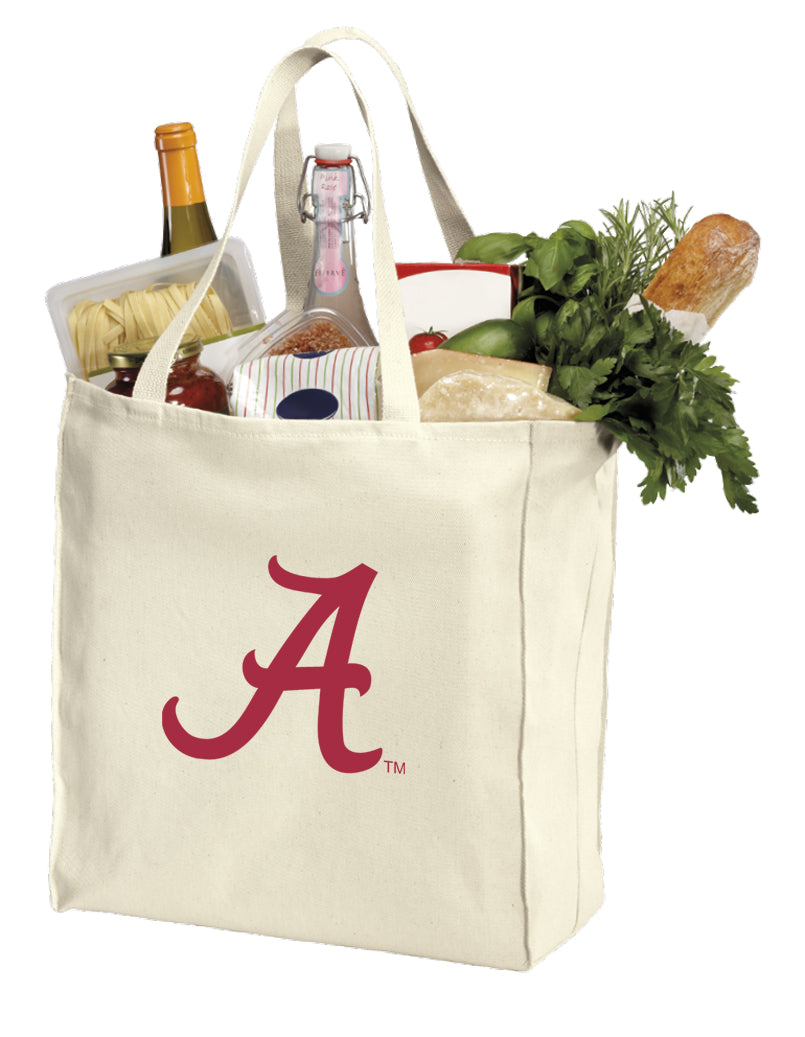 University of Alabama Grocery Shopping Bag Alabama Reusable Cotton Bag