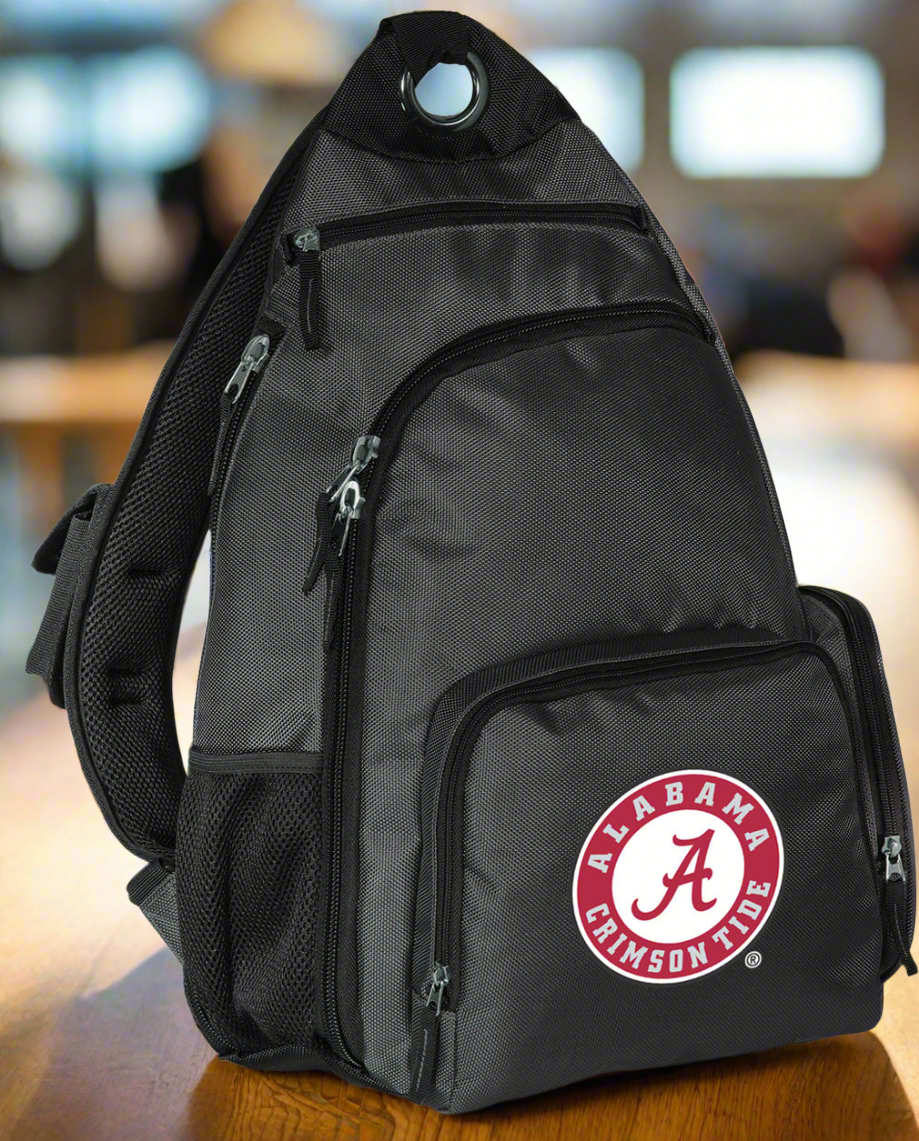 University of Alabama Logo Sling Backpack Alabama Crossbody Bag