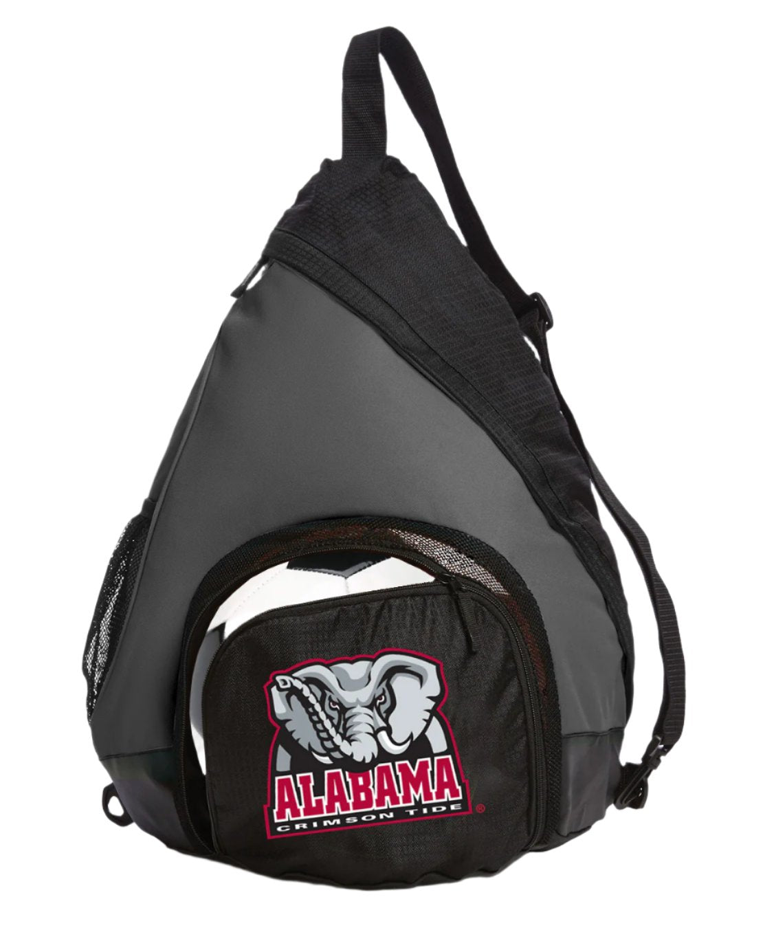 Alabama Sling Backpack University of Alabama Bag with Soccer Ball or Volleyball Bag Sports Gear Compartment Practice Bag