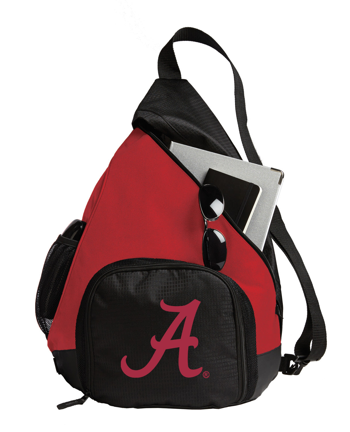 University of Alabama Sling Backpack Alabama Bag with Soccer Ball or Volleyball Bag Sports Gear Compartment Practice Bag