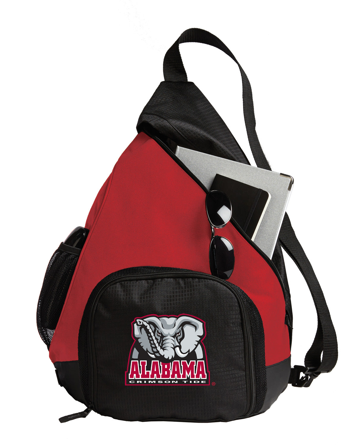 Alabama Sling Backpack University of Alabama Bag with Soccer Ball or Volleyball Bag Sports Gear Compartment Practice Bag