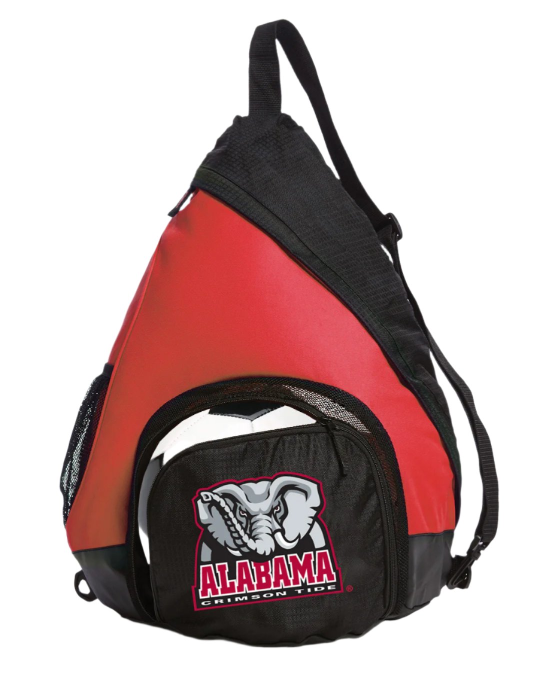 Alabama Sling Backpack University of Alabama Bag with Soccer Ball or Volleyball Bag Sports Gear Compartment Practice Bag