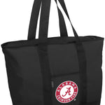 Alabama Logo Tote Bag Alabama Large Zippered Tote