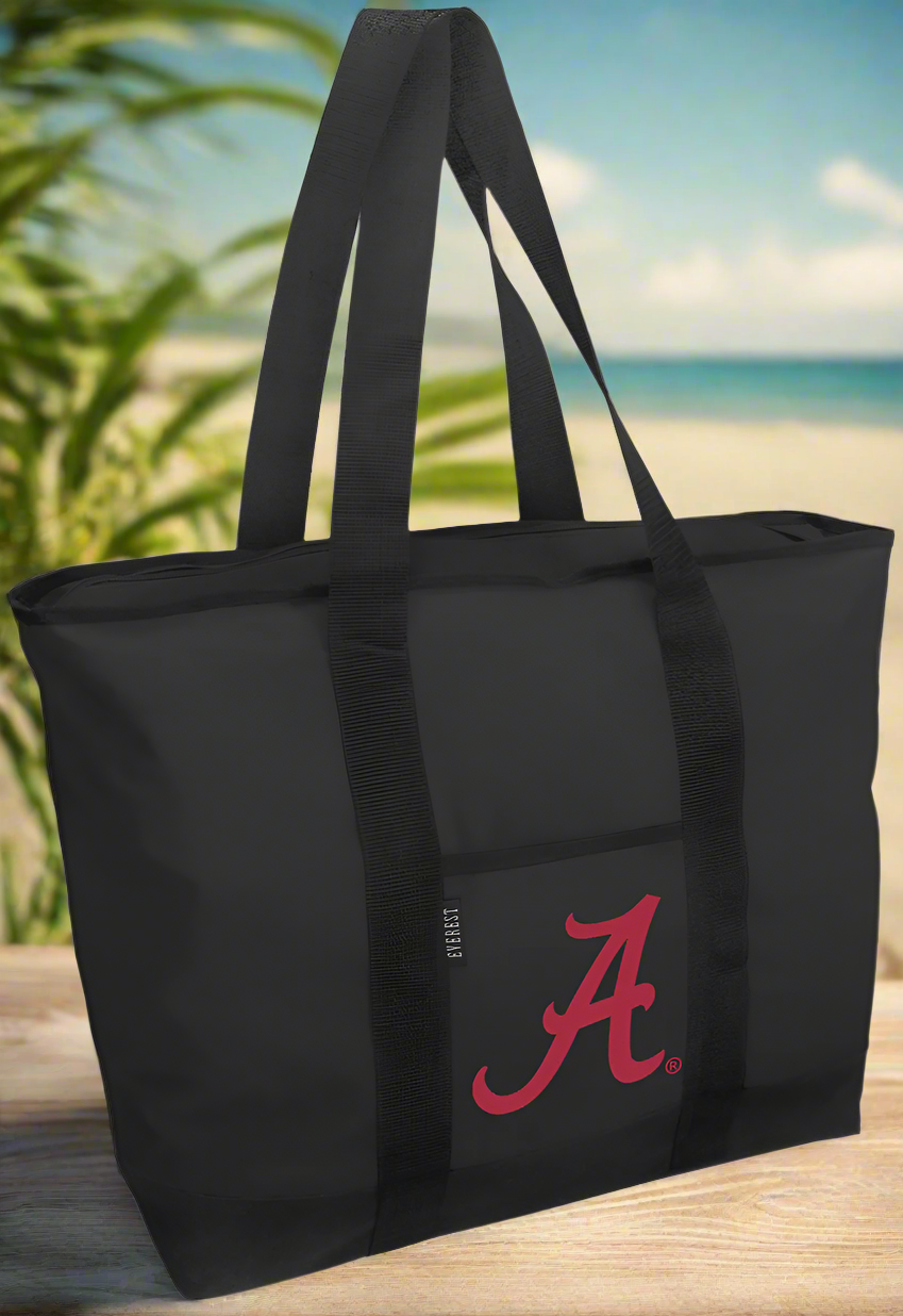 University of Alabama Tote Bag Alabama Large Zippered Tote