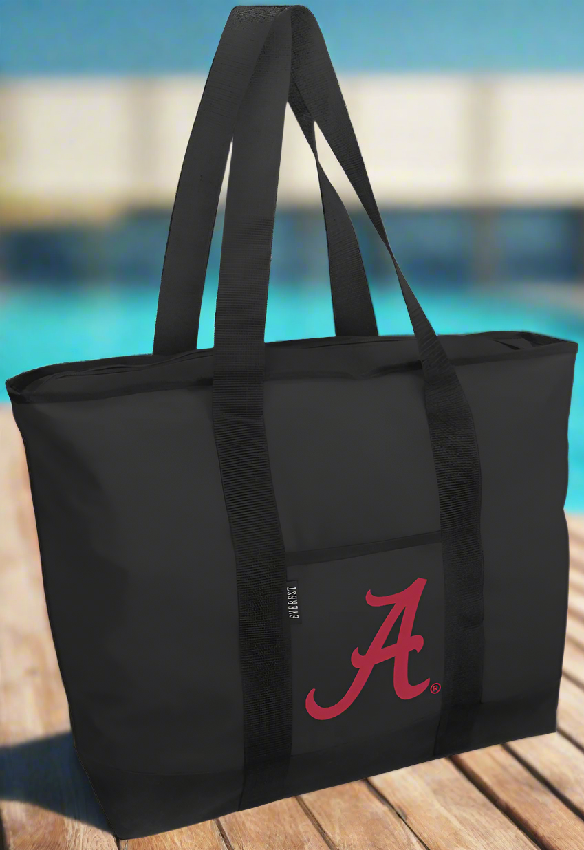 University of Alabama Tote Bag Alabama Large Zippered Tote