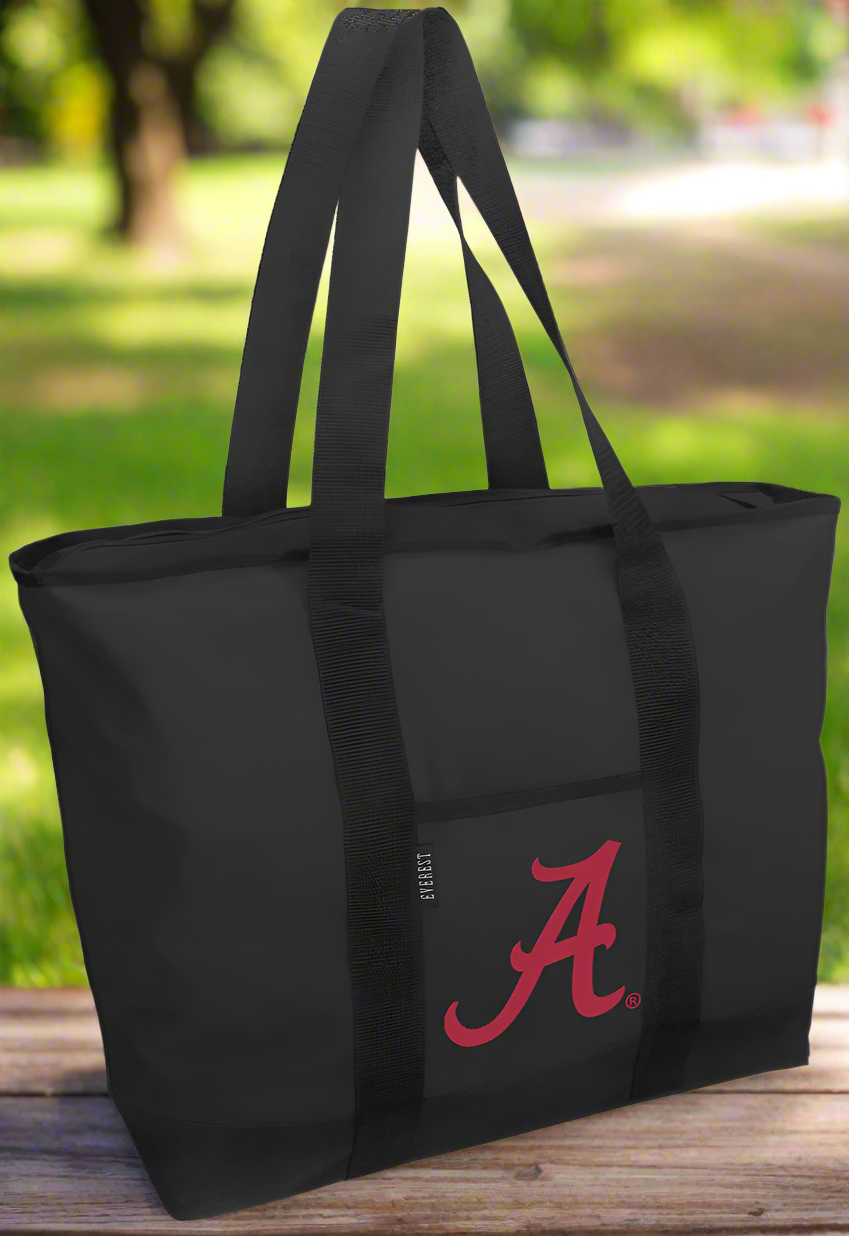 University of Alabama Tote Bag Alabama Large Zippered Tote