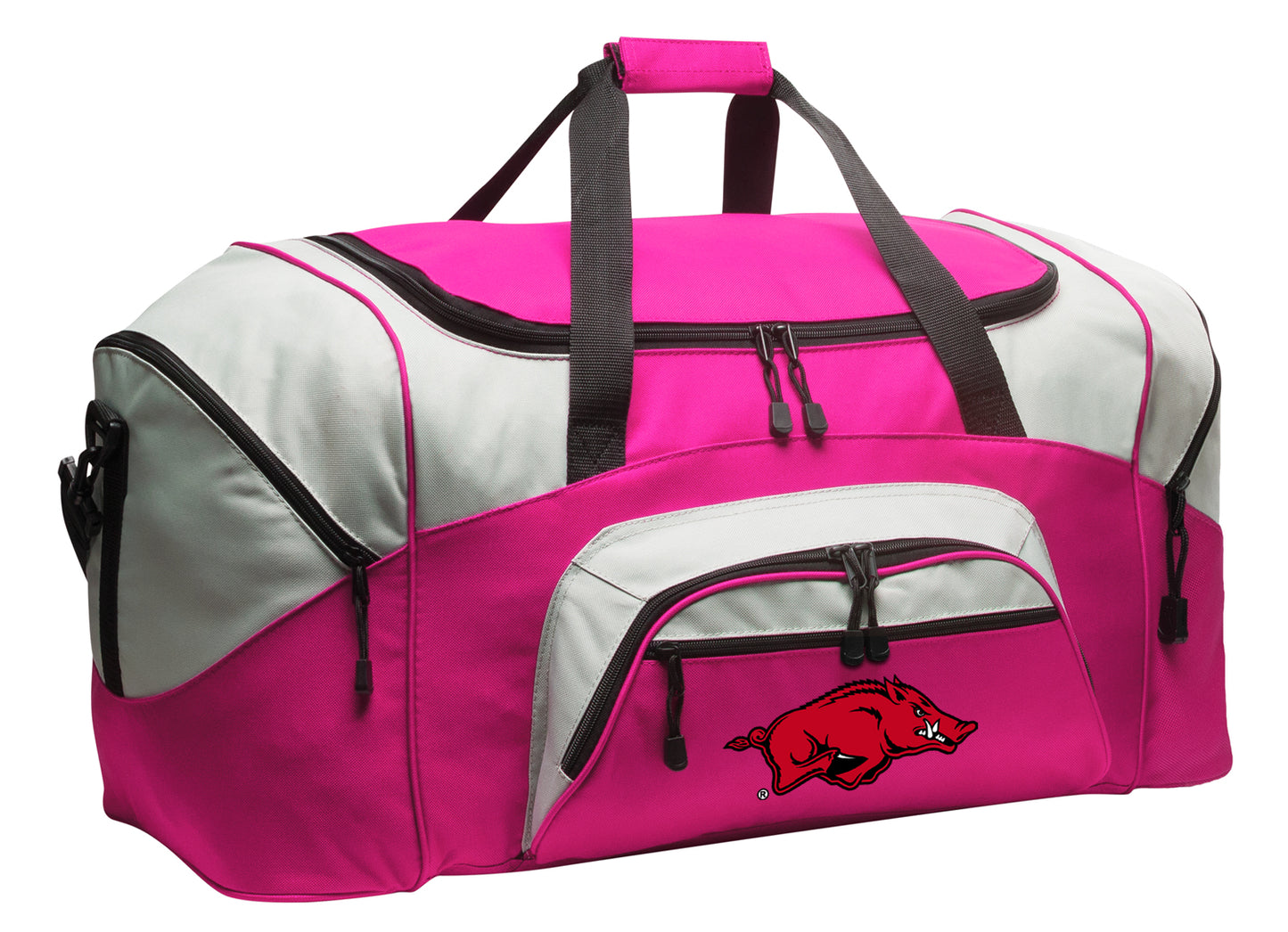 University of Arkansas Large Duffel Bag Arkansas Razorbacks Suitcase Luggage Bag