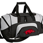 University of Arkansas Small Duffel Bag Arkansas Razorbacks Carryon Suitcase or Gym Bag