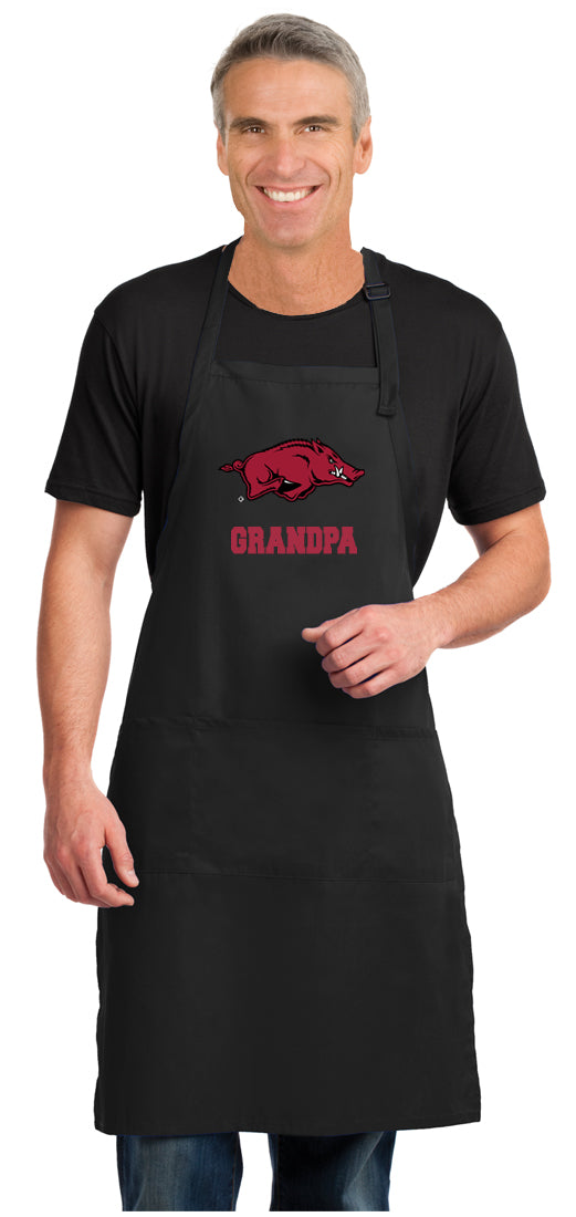 University of Arkansas Large Apron Arkansas Razorbacks Apron - Adjustable with Pockets