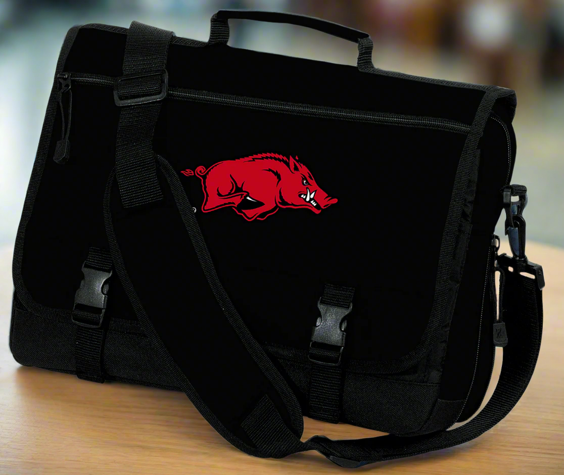 University of Arkansas Laptop Computer Bag Arkansas Razorbacks Messenger Briefcase