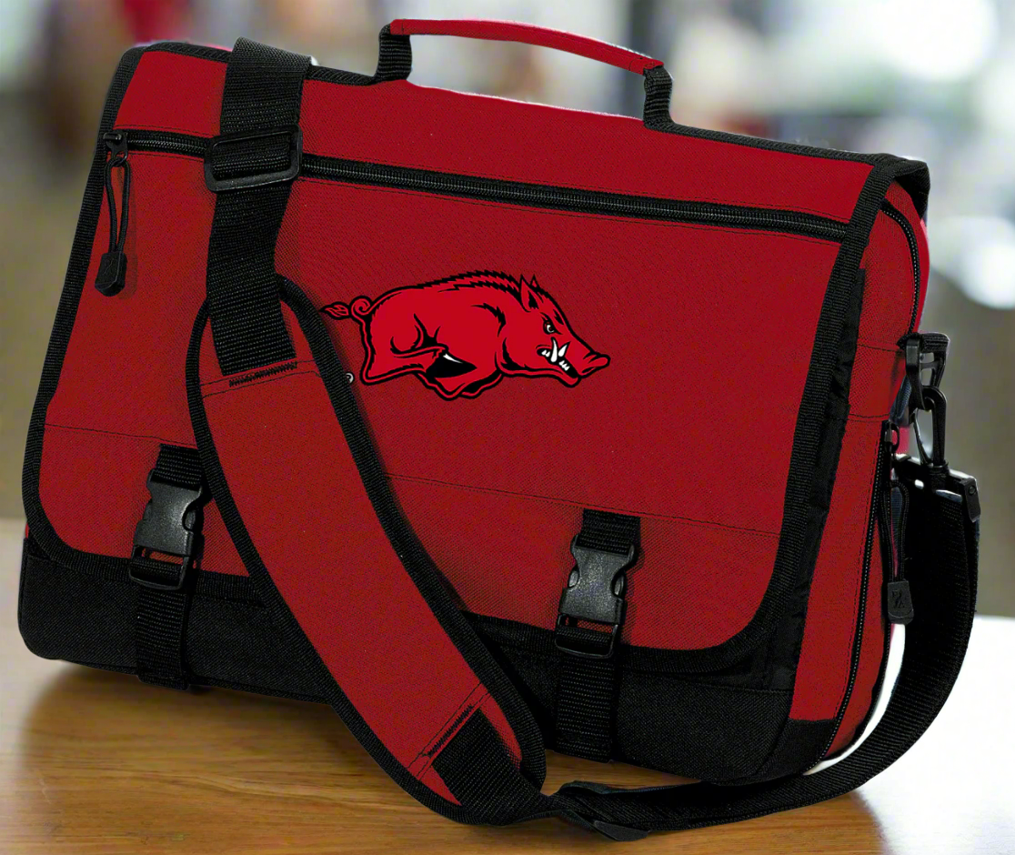 University of Arkansas Laptop Computer Bag Arkansas Razorbacks Messenger Briefcase