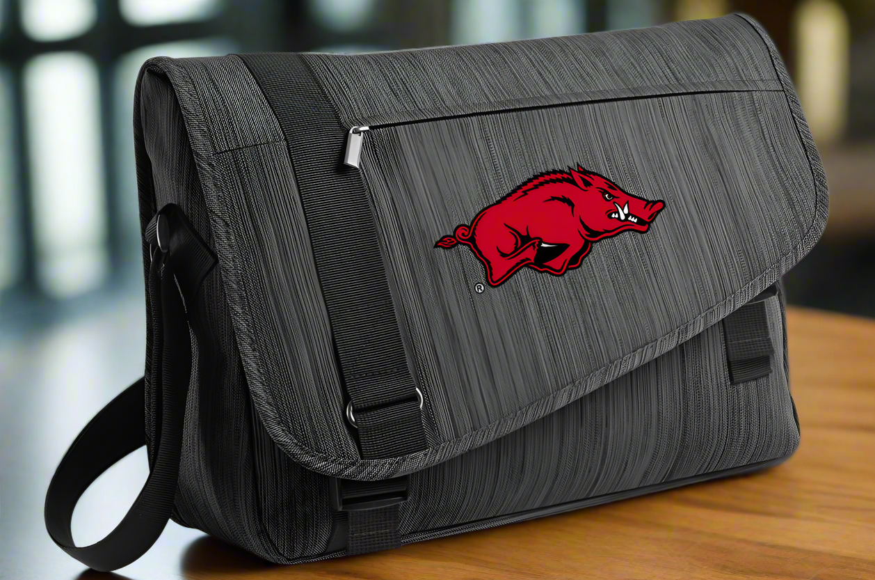 University of Arkansas Messenger Bag Arkansas Razorbacks Laptop Computer Bag