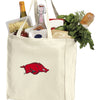 University of Arkansas Grocery Shopping Bag Arkansas Razorbacks Reusable Cotton Bag