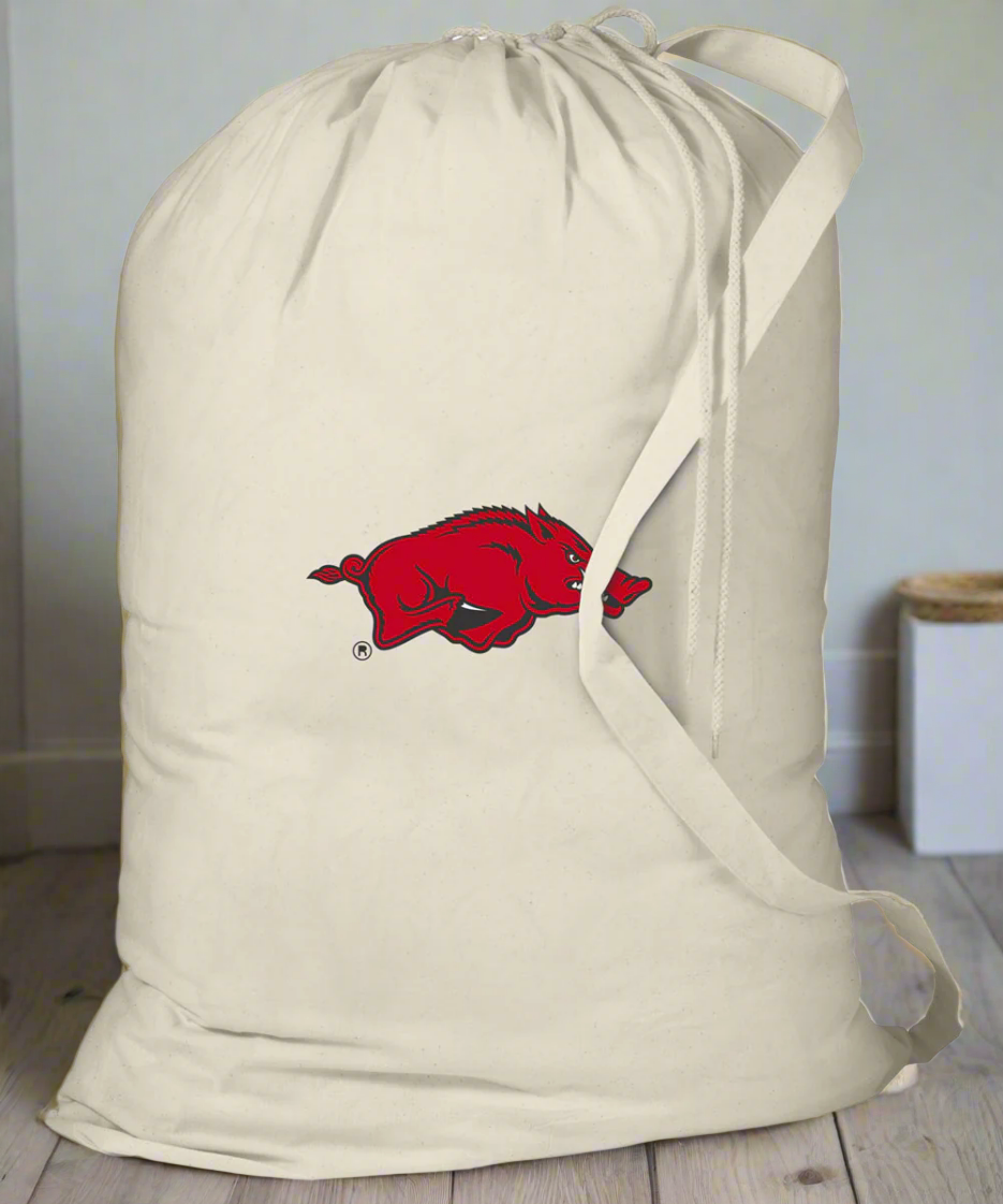 University of Arkansas Laundry Bag Arkansas Razorbacks Clothes Bag