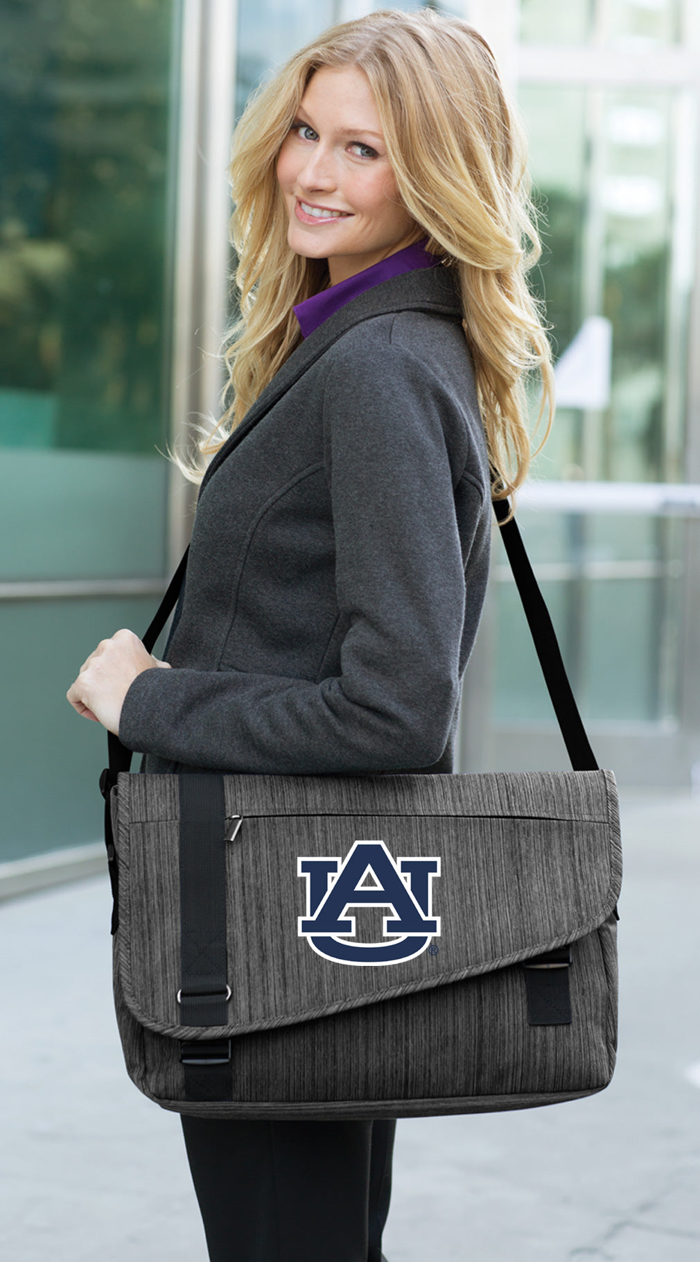 Auburn Laptop Messenger Bag Auburn Tigers Travel or Laptop Computer Bag