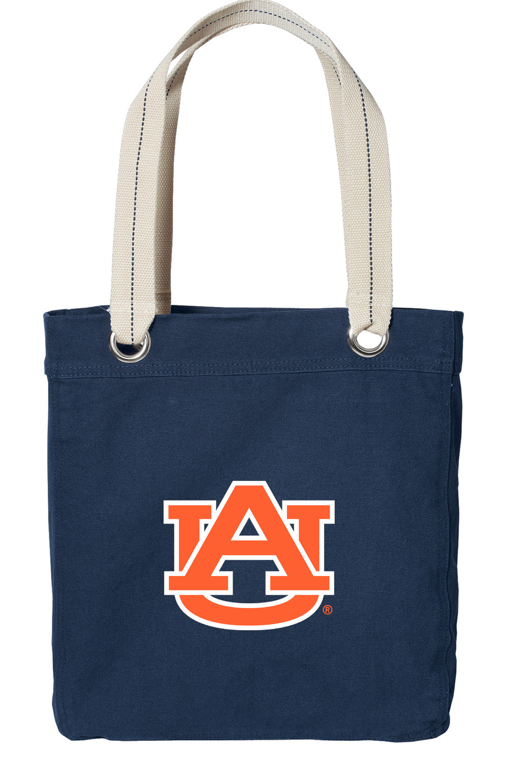 Auburn University Tote Bag Auburn Tigers Deluxe Canvas Shoulder Bag