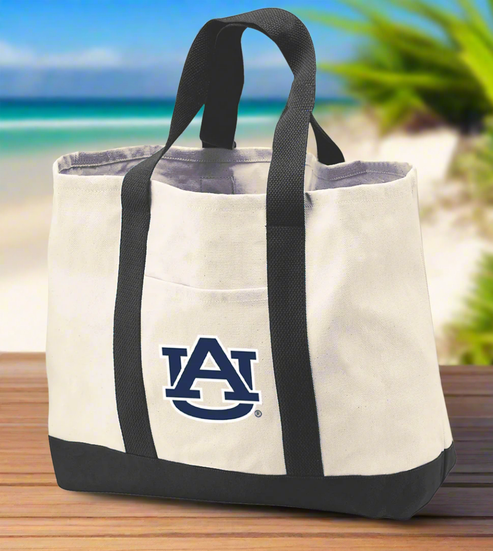 Auburn Canvas Tote Bag Auburn Tigers Classic Tote