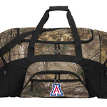 University of Arizona Camo Large Duffel Bag Arizona Wildcats Suitcase Travel Bag or Sports Gear Bag