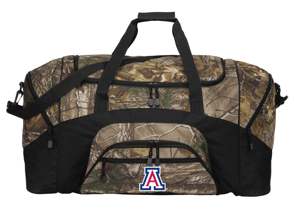 University of Arizona Camo Large Duffel Bag Arizona Wildcats Suitcase Travel Bag or Sports Gear Bag