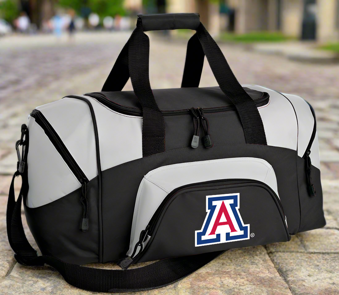 University of Arizona Small Duffel Bag Arizona Wildcats Carryon Suitcase or Gym Bag