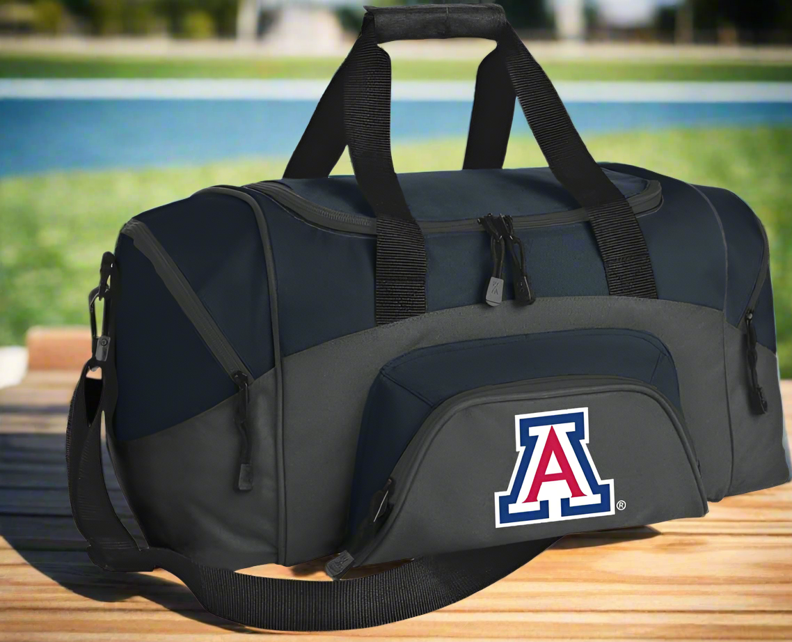 University of Arizona Small Duffel Bag Arizona Wildcats Carryon Suitcase or Gym Bag