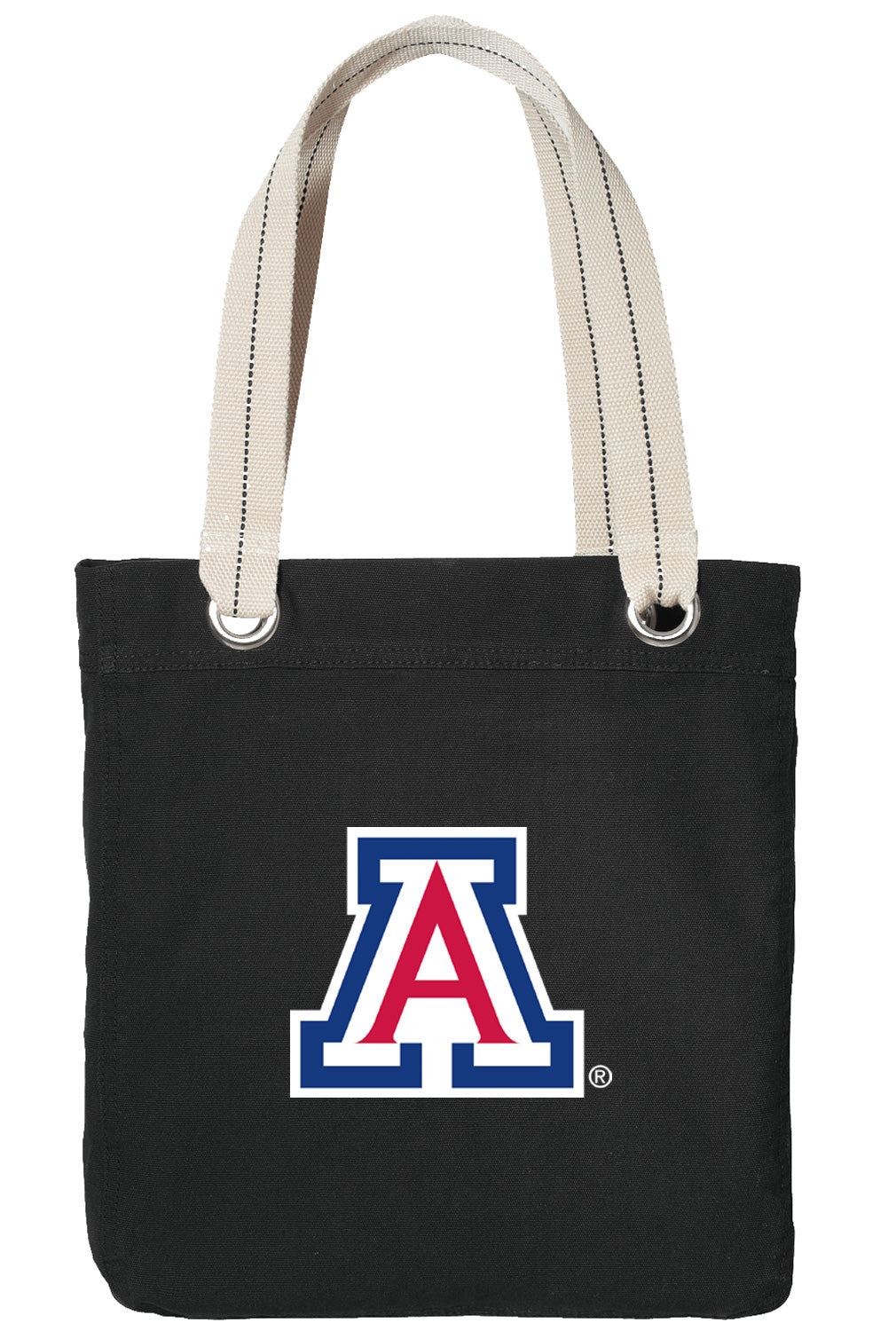 University of Arizona Tote Bag Arizona Wildcats Deluxe Canvas Shoulder Bag