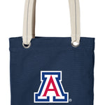 University of Arizona Tote Bag Arizona Wildcats Deluxe Canvas Shoulder Bag