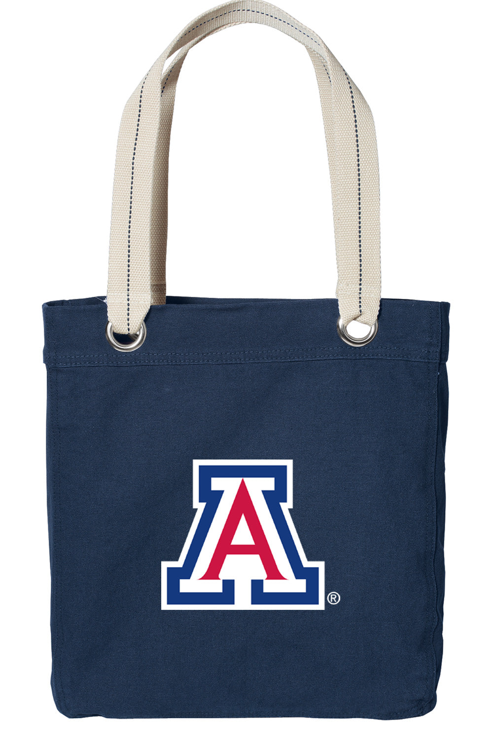 University of Arizona Tote Bag Arizona Wildcats Deluxe Canvas Shoulder Bag