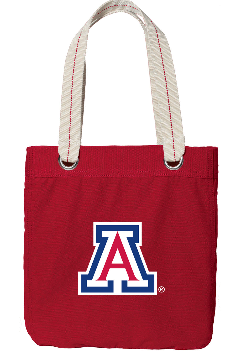 University of Arizona Tote Bag Arizona Wildcats Deluxe Canvas Shoulder Bag