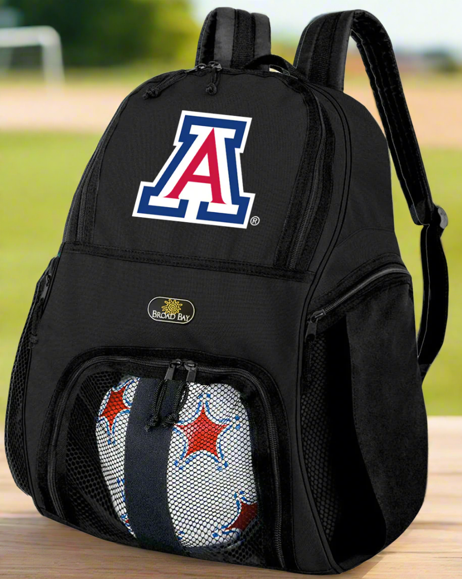 University of Arizona Soccer Ball Backpack or Arizona Wildcats Volleyball Sports Gear Bag